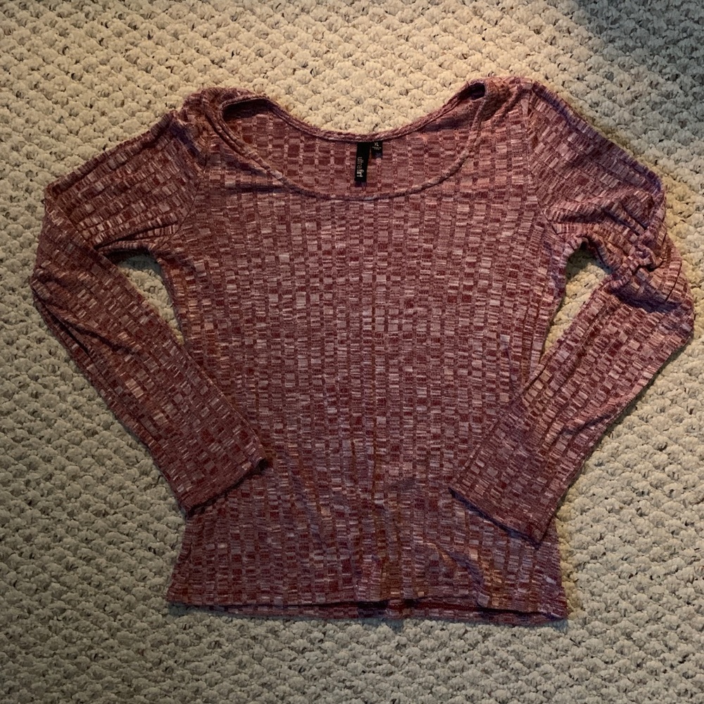 Maroon Long sleeve sweater